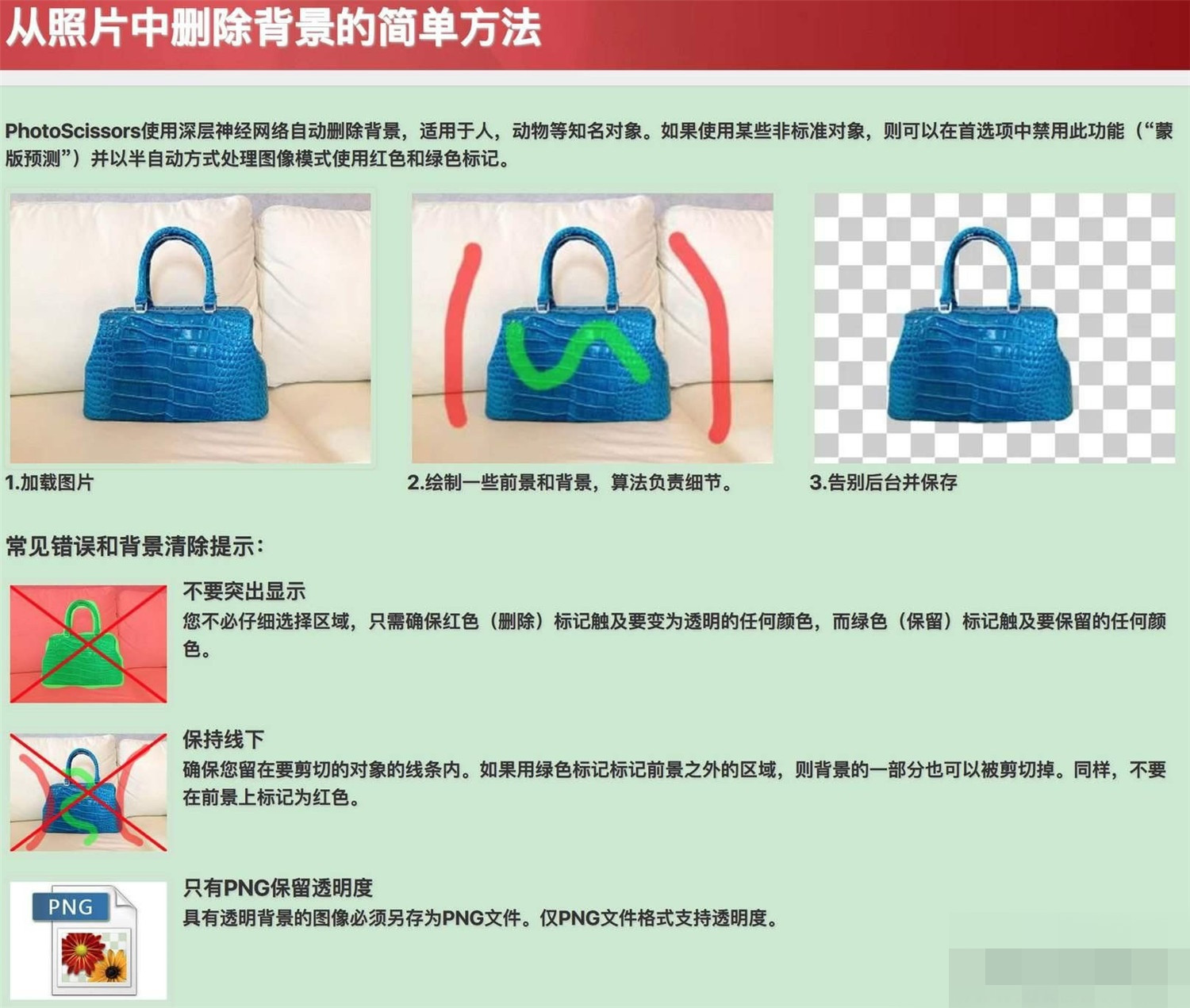 图片[2]-一键智能抠图 PhotoScissors工具-我的网站