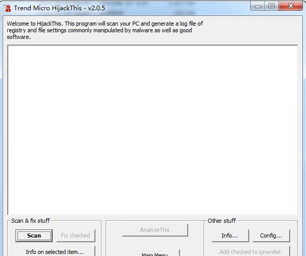 HijackThis(浏览器被劫持修复工具)v2.0.5-我的网站
