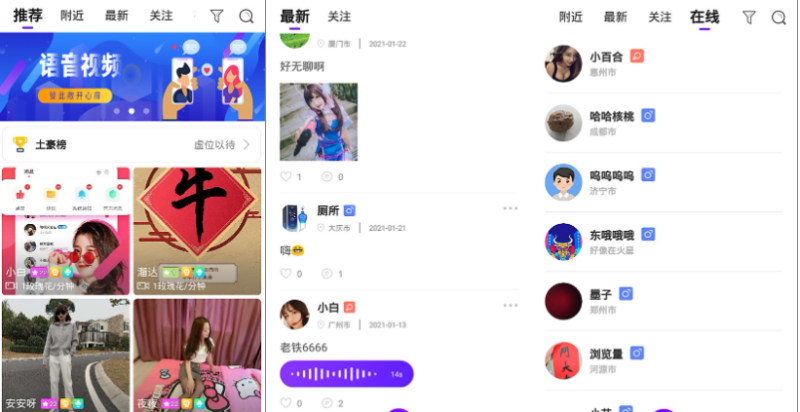 一对一语音视频直播双端原生+php后台源码 社交交友APP匹配语音视频聊天即时通信源码-我的网站