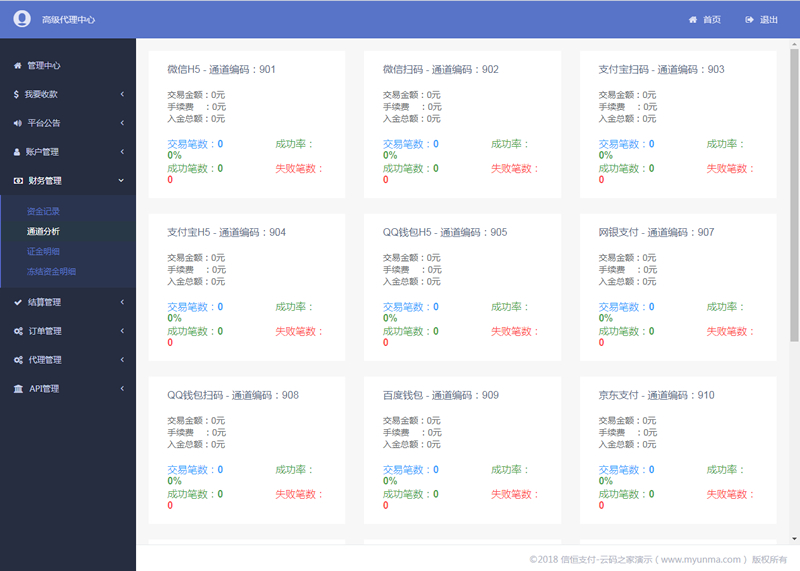 信恒支付源码第四方支付源码-我的网站