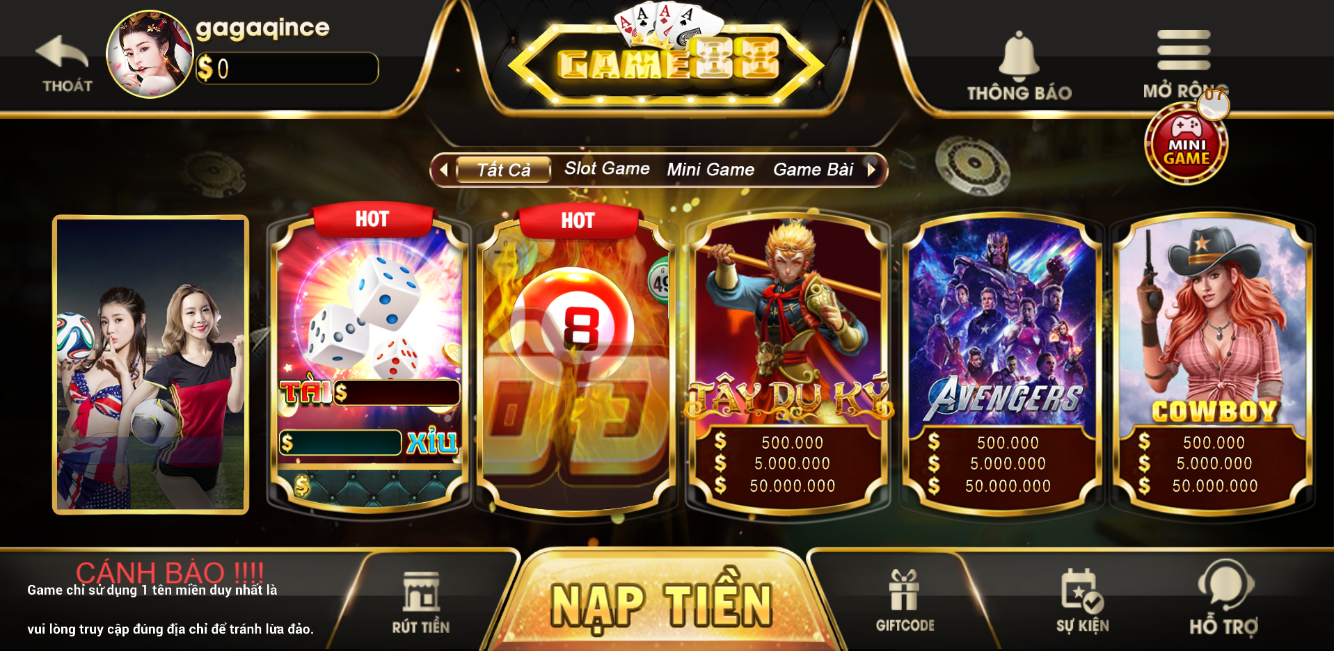亲测–最新海外越南H5游戏Go88 + Client – SRC Game-我的网站