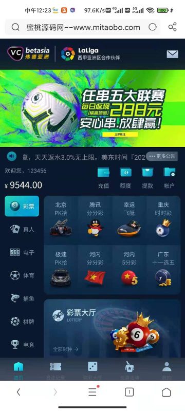 图片[6]-【采集修复】大富二开伟德亚洲完整源码对接了NG接口双玩系统UI超级好看-我的网站