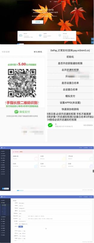 个码免签支付App监控无需输入金额+聚合支付后台源码-我的网站