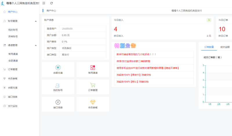 图片[2]-嘎嘎亲测–小呆支付个人三网免挂机免签支付-我的网站