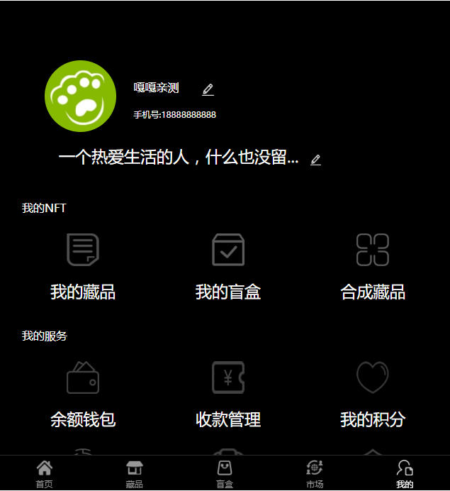 图片[2]-嘎嘎亲测–NFT源码+数字藏品艺术品交易平台+铸造市场转售盲盒商城系统仿鲸探源码图文搭建教程-我的网站