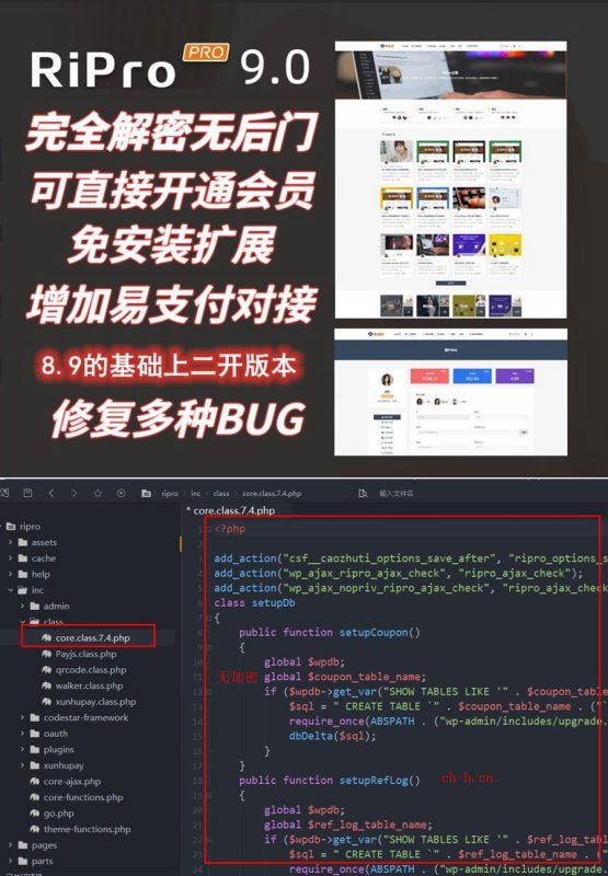 图片[1]-嘎嘎亲测–最新Ripro9.0免扩展二开版/WordPress博客主题Ripro全解密无后门版带图文教程-我的网站