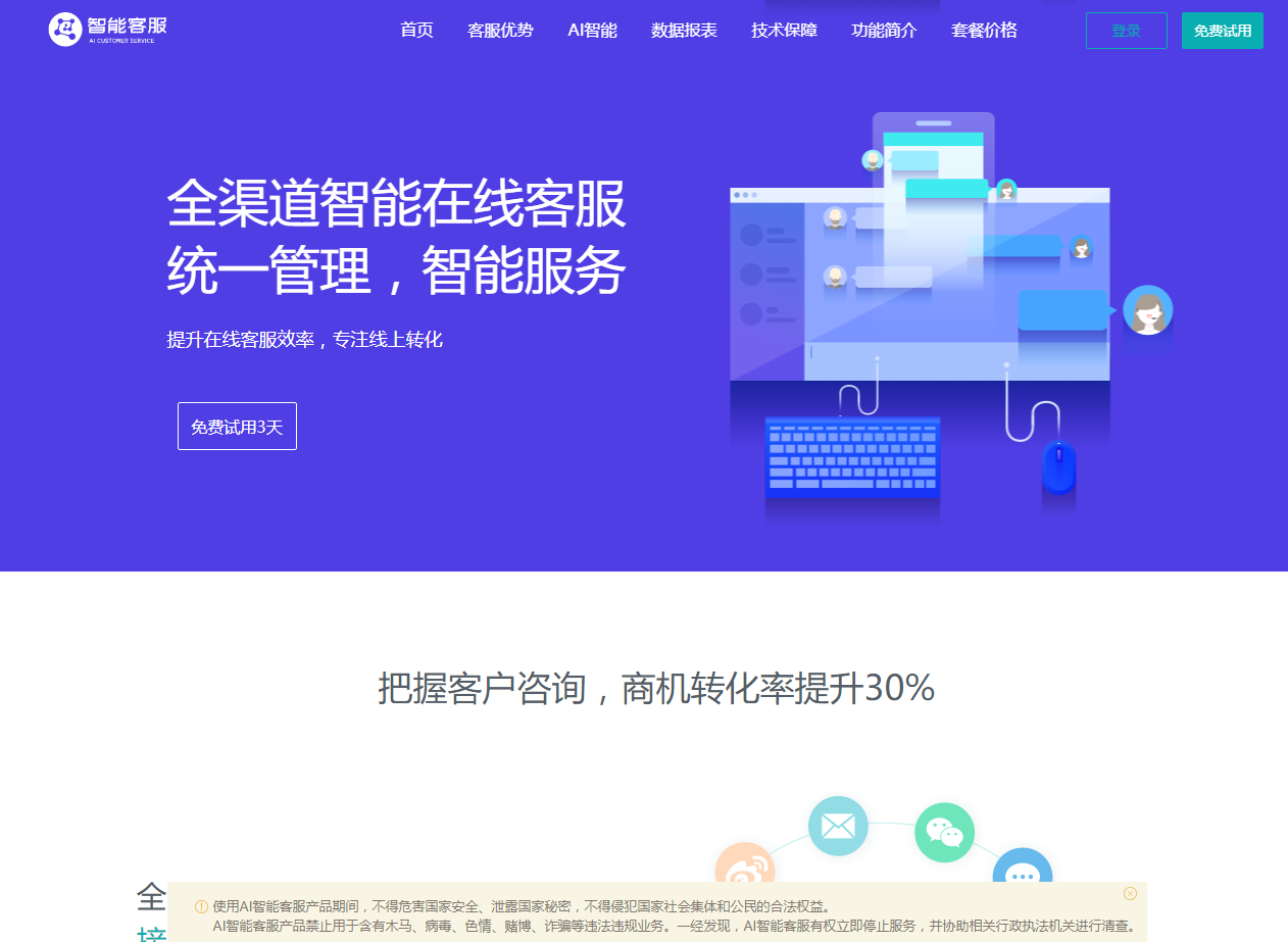 嘎嘎亲测–Ai智能客服系统在线客服网站源码_支持二十种语言源码下载-我的网站