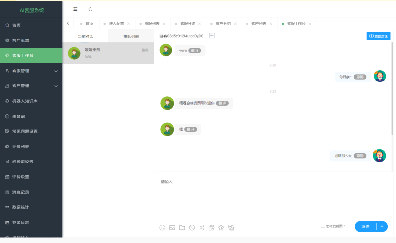 图片[4]-嘎嘎亲测–Ai智能客服系统在线客服网站源码_支持二十种语言源码下载-我的网站