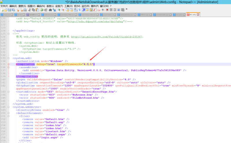 图片[6]-嘎嘎亲测–NET Framework4.6.1应用程序中的服务器错误图文教程-我的网站