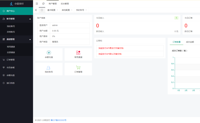 图片[1]-嘎嘎亲测–免挂码支付系统微信支付宝免签支付当面付支付多商户轮询支付-我的网站