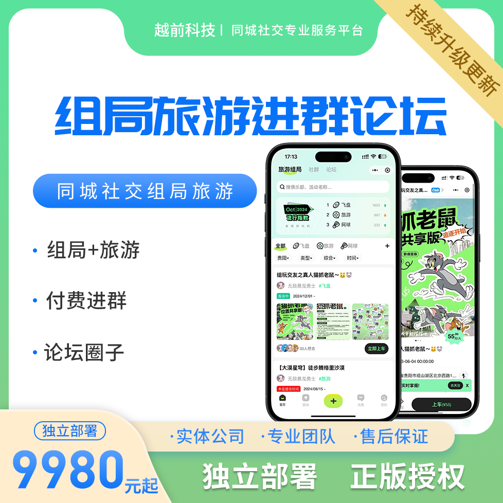 旅游组局同城社区平台-我的网站