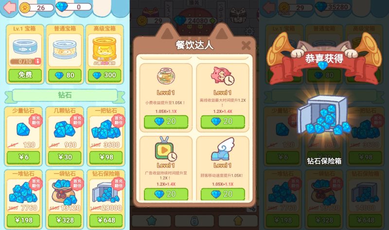 图片[2]-【喵大人物语H5】微信抖音小游戏+模拟经营+源码+全自动搭建服务端+windows服务端-我的网站