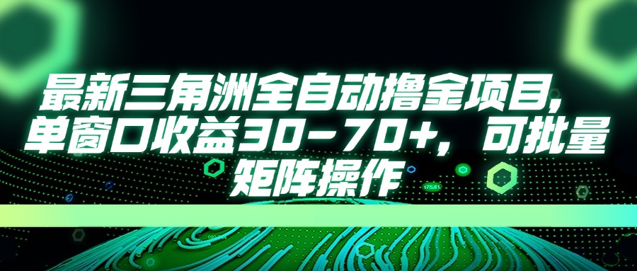 （14191期）最新三角洲全自动撸金项目，单窗口收益30-70+，可批量矩阵操作-我的网站