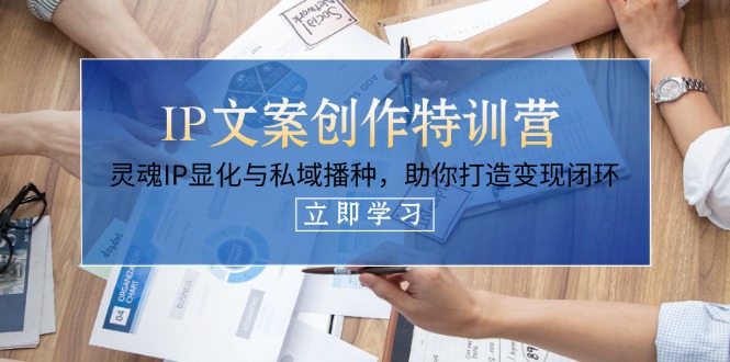 （14330期）IP文案创作特训营，灵魂IP显化与私域播种，助你打造变现闭环（14节课）-我的网站