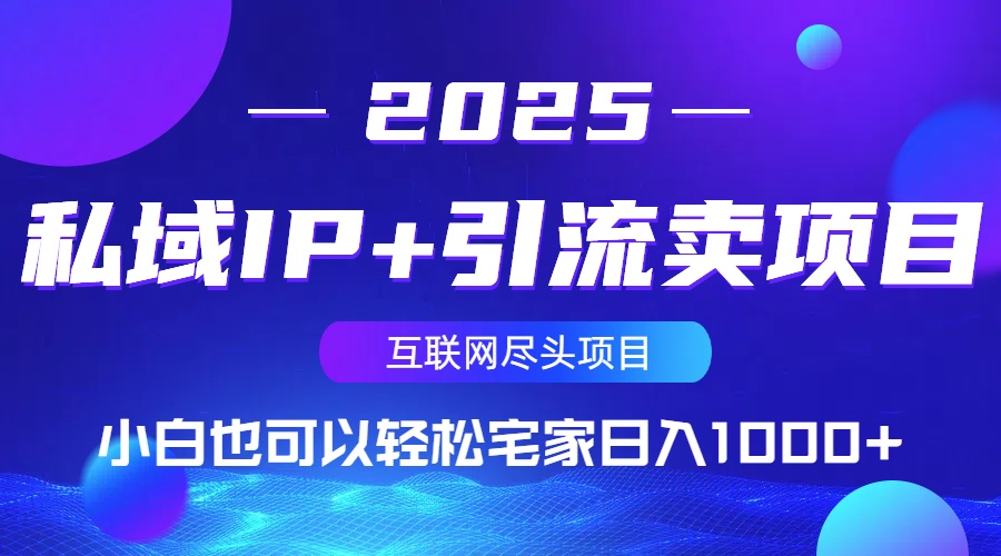 （14151期）私域IP+引流卖项目，小白也可以做到轻松宅家日入1000+-我的网站