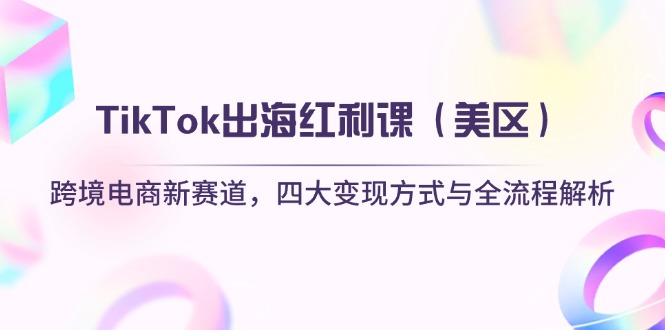（14382期）TikTok出海红利课（美区）跨境电商新赛道，四大变现方式与全流程解析-我的网站