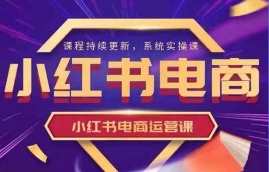 小红书电商运营实操课，​新手从0~1落地实操-我的网站