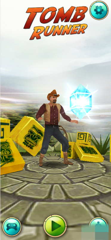 神庙逃亡小游戏源码，自适应休闲小游戏源码，电脑手机都可以玩，适合引流的程序代码-我的网站