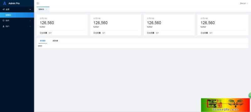 layui网站后台管理系统框架模板-我的网站