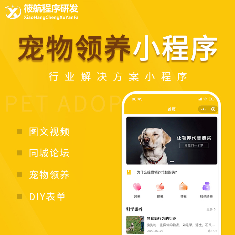 宠物领养小程序-我的网站