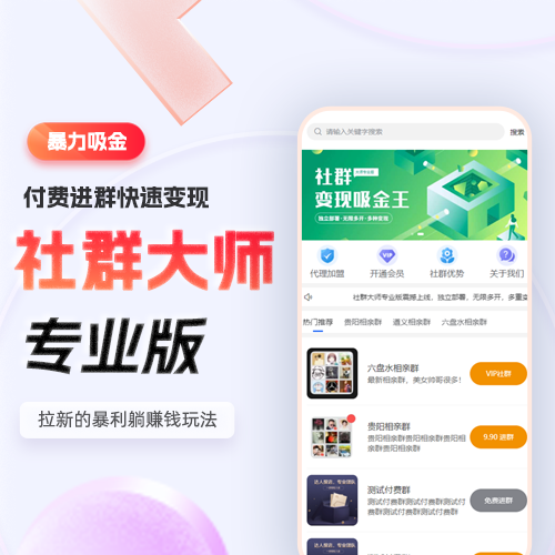 社群大师专业版-我的网站